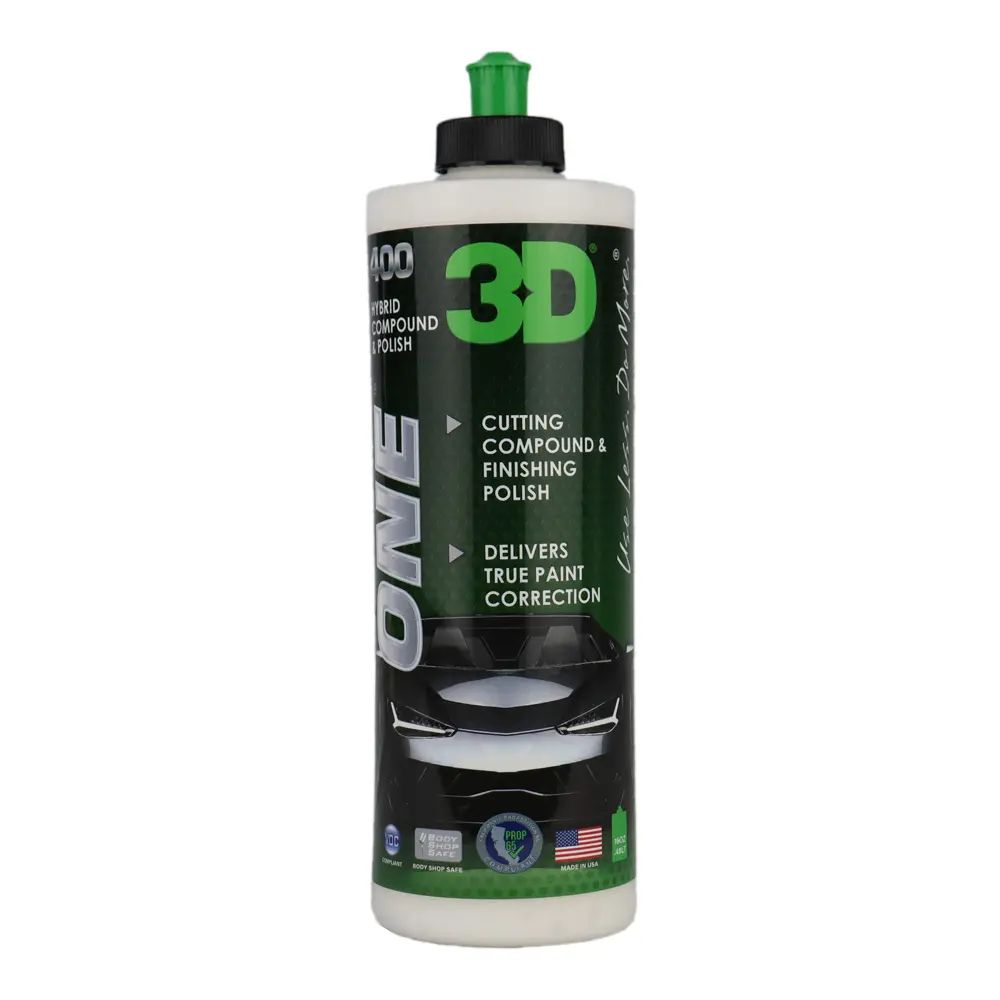 3D 400 One 473Ml Hybrid Rubbing Compound & Finishing Polish 1