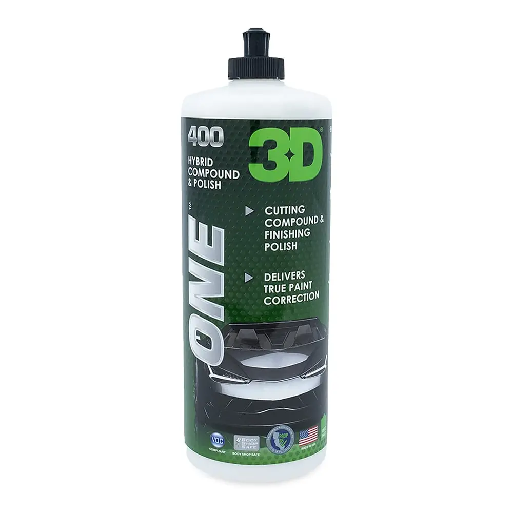 3D 400 One 946Ml Hybrid Rubbing Compound & Finishing Polish 1