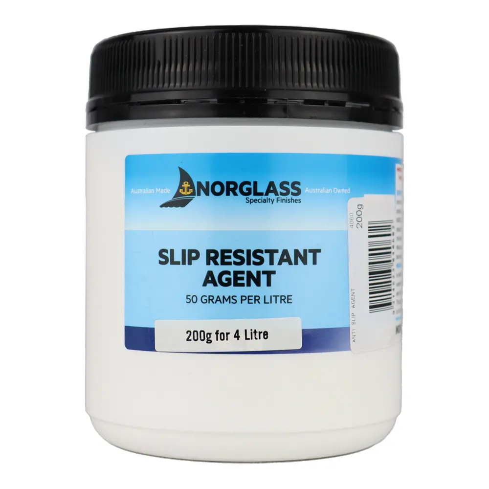 Norglass Slip Resistant Plastic Non-Settling White Powder Agent  200G For 4L 1