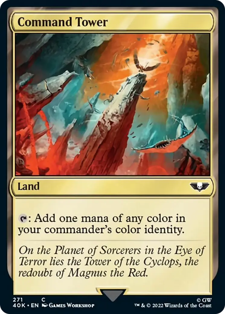 Command Tower (271) (Surge Foil) [Warhammer 40,000] 1