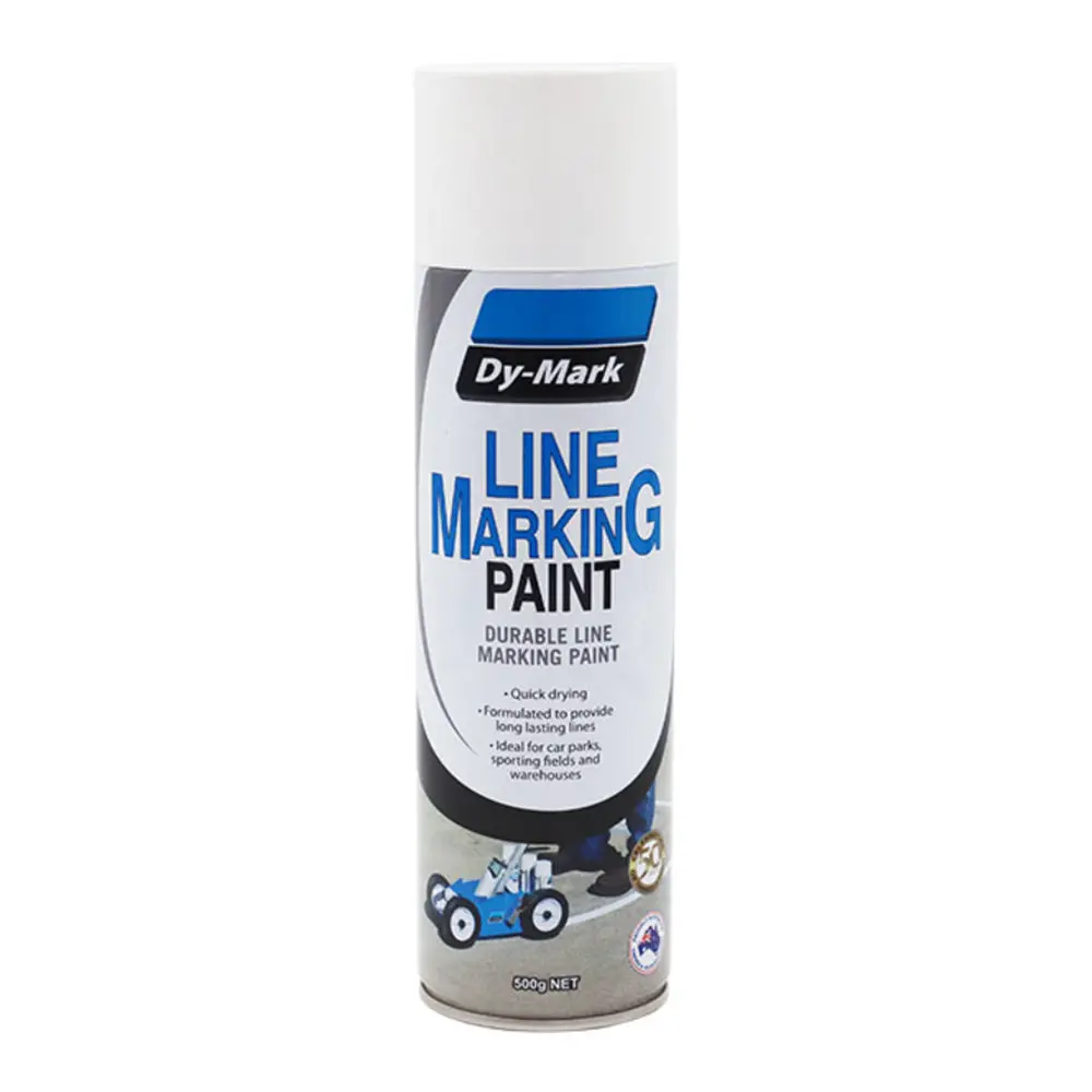 Dy-Mark Line & Hand Marking Spray Paint White 500G Aerosol 1