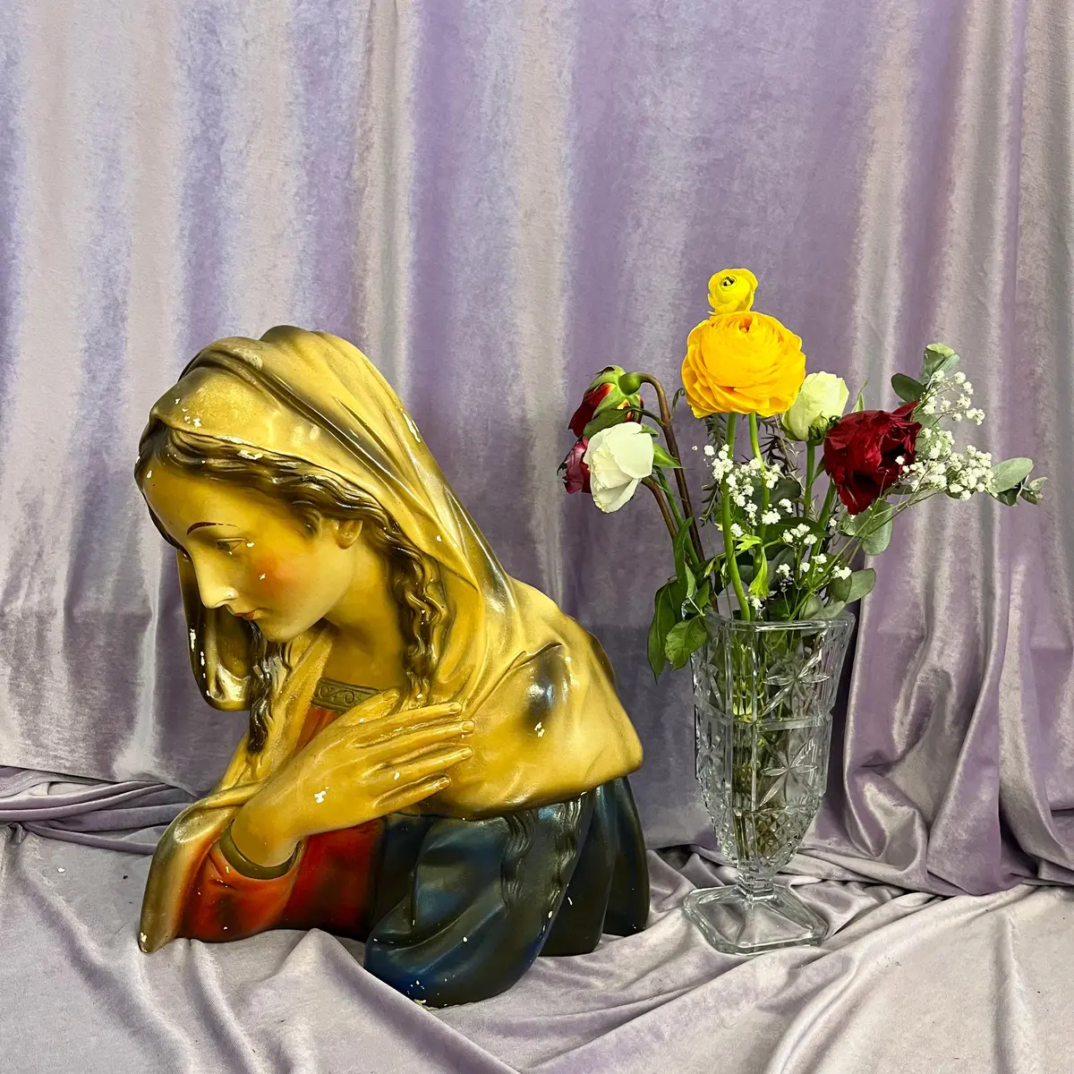 Serene Madonna Bust 1