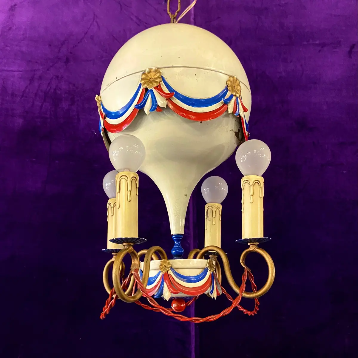 Quirky 1930'S Hot Air Balloon Pendant - Sold 1
