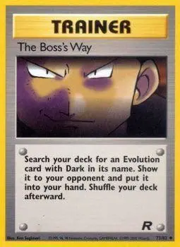 The Boss's Way (73/82) [Team Rocket Unlimited] 1