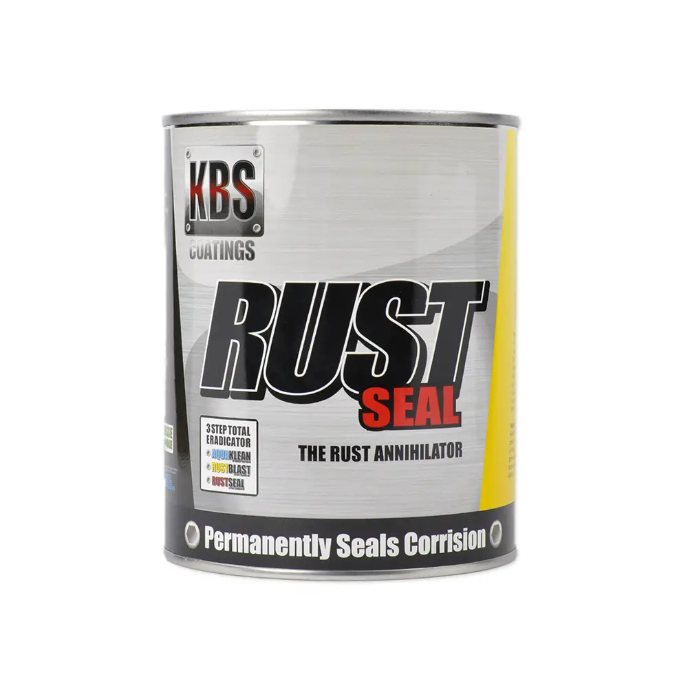 Kbs Rust Seal 250Ml Satin Black Paint 1K Rust Prevention Coating 1