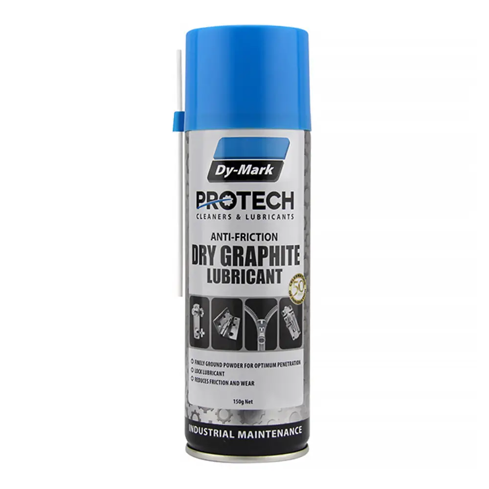Dy-Mark Protech Dry Graphite Lubricant 150G Spray Aerosol Anti-Friction 1