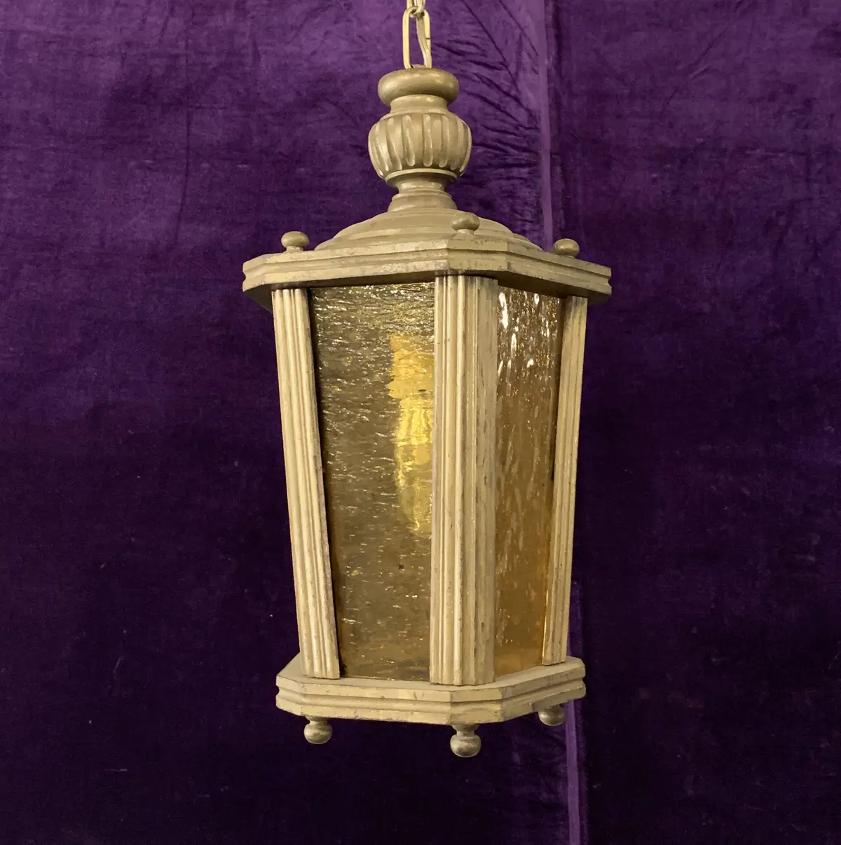 Antique Brass Lantern 1