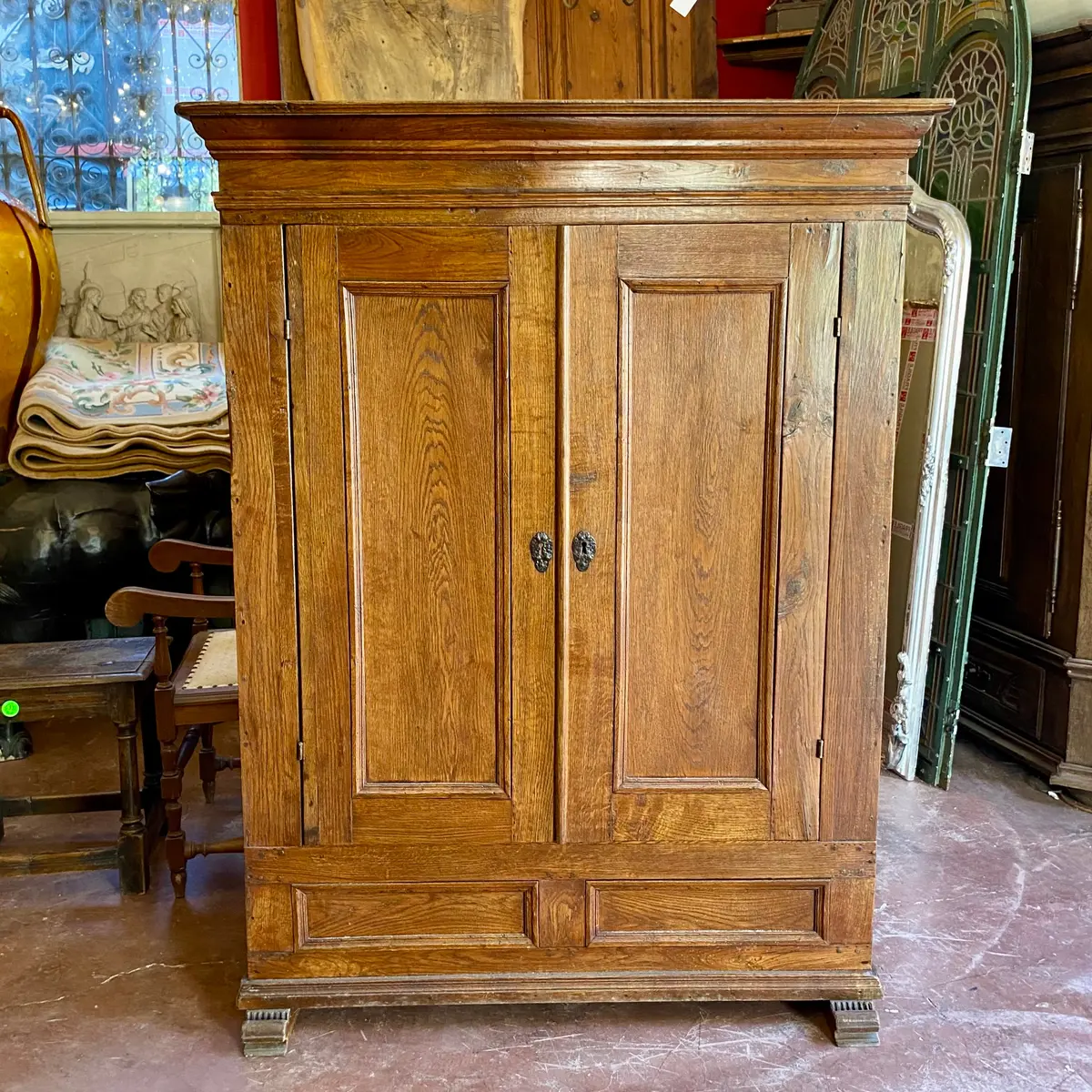 Antique Dutch Oak Cabinet - Sold 1