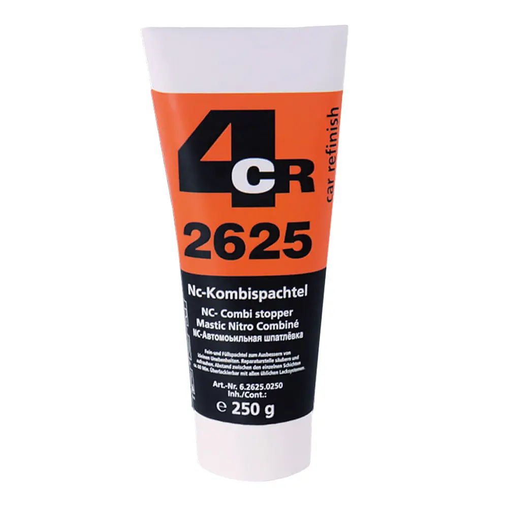 4Cr 2625 Nc Combi Stopper 1K Nitrocellulose Blade Putty 250G Tube Grey 1