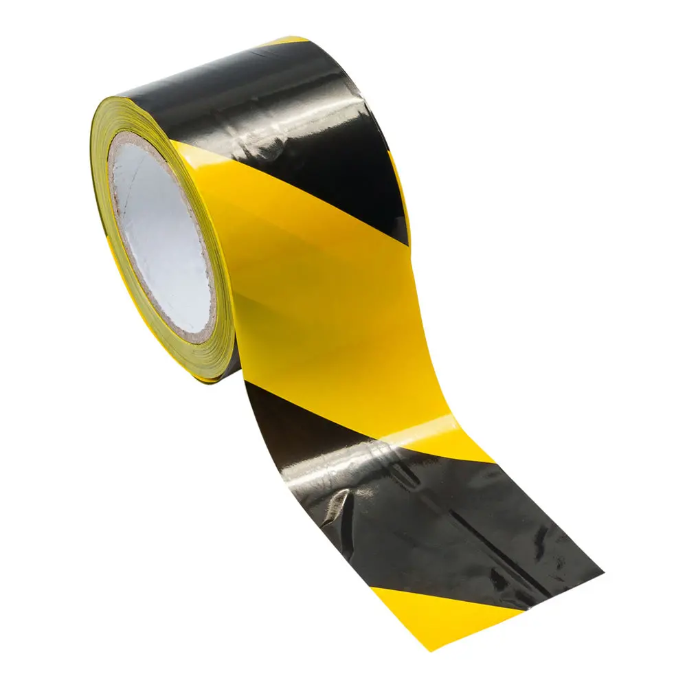 Stylus 2770 Black & Yellow Barricade Tape 72Mm X 100M Roll Safety Marking 1