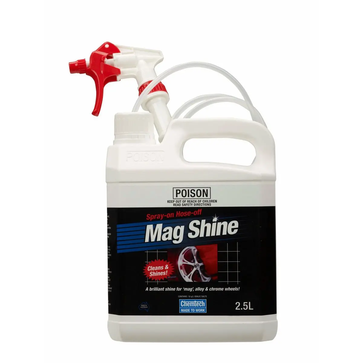 Chemtech Mag Shine 2.5L Wheel Cleaner Alloy Chrome Rim Non-Acidic 1