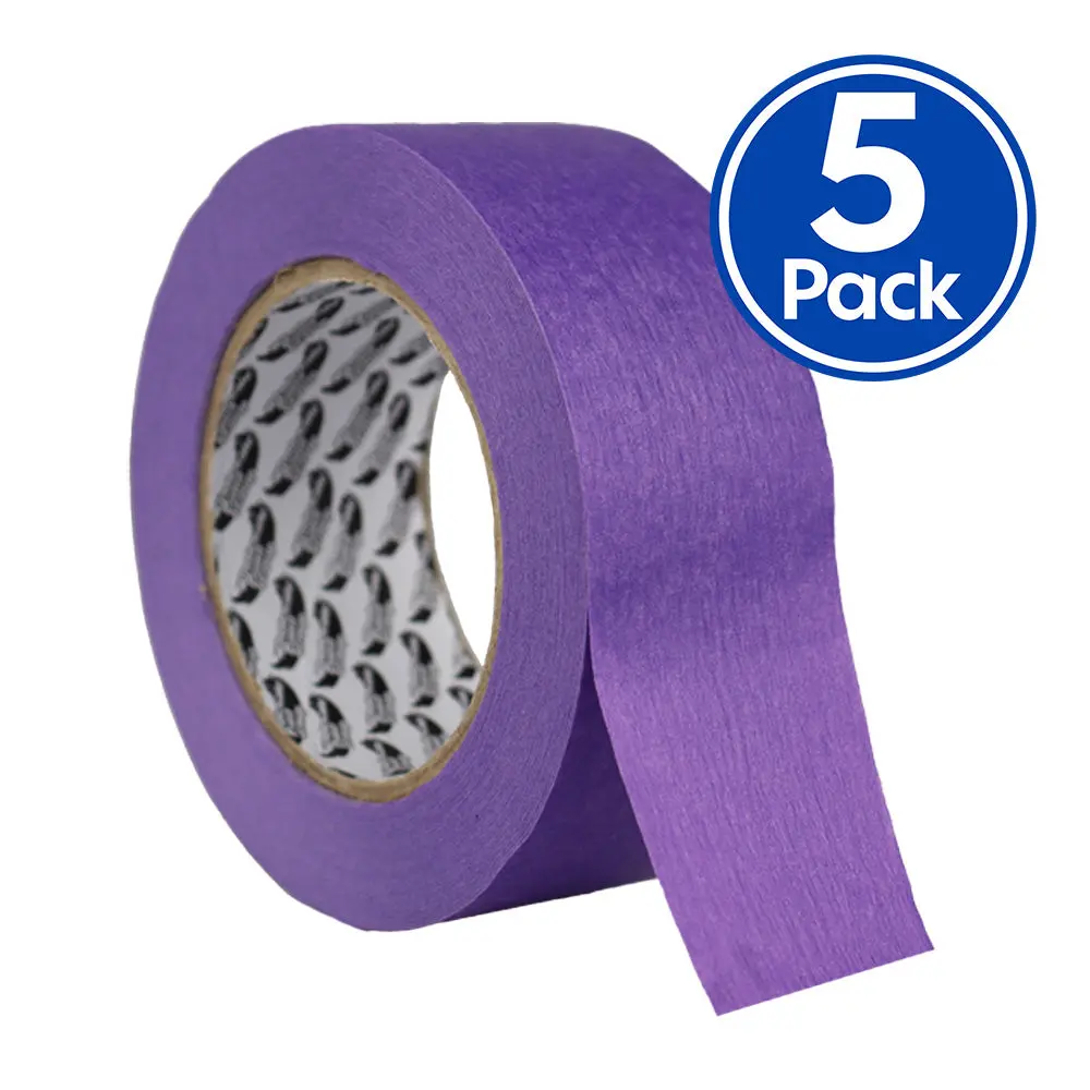 Wpg General Purpose Automotive Purple Masking Tape 44Mm X 50M X 5 Pack 1