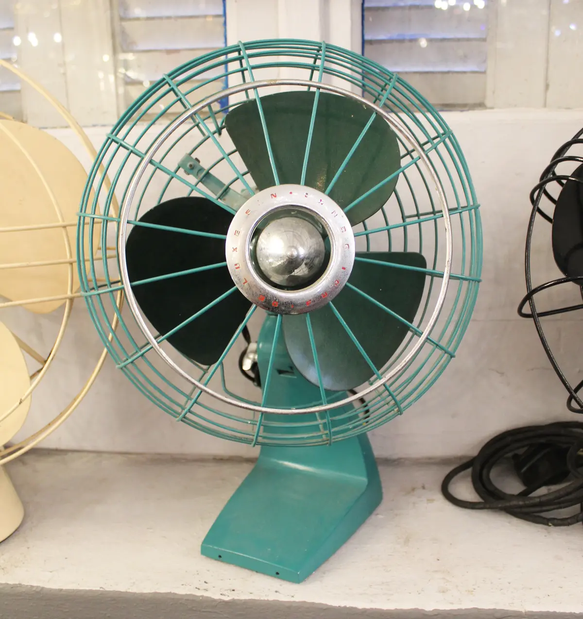 Vintage Aquamarine Fan - Sold 1