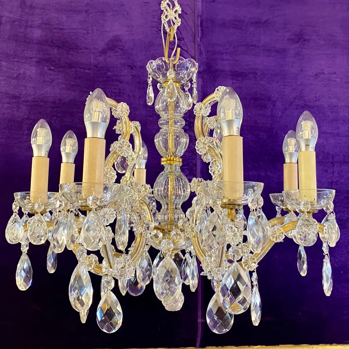 An Antique Maria Theresa Chandelier - Sold 1