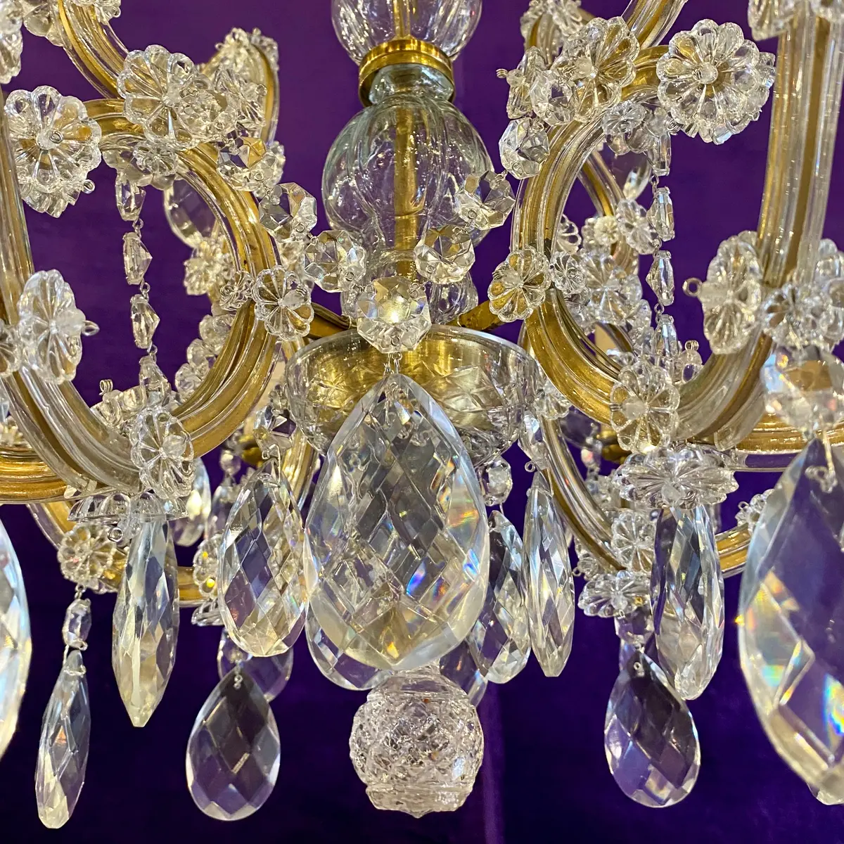 An Antique Maria Theresa Chandelier - Sold 2