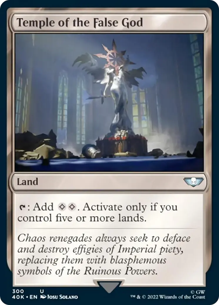 Temple Of The False God (Surge Foil) [Warhammer 40,000] 1