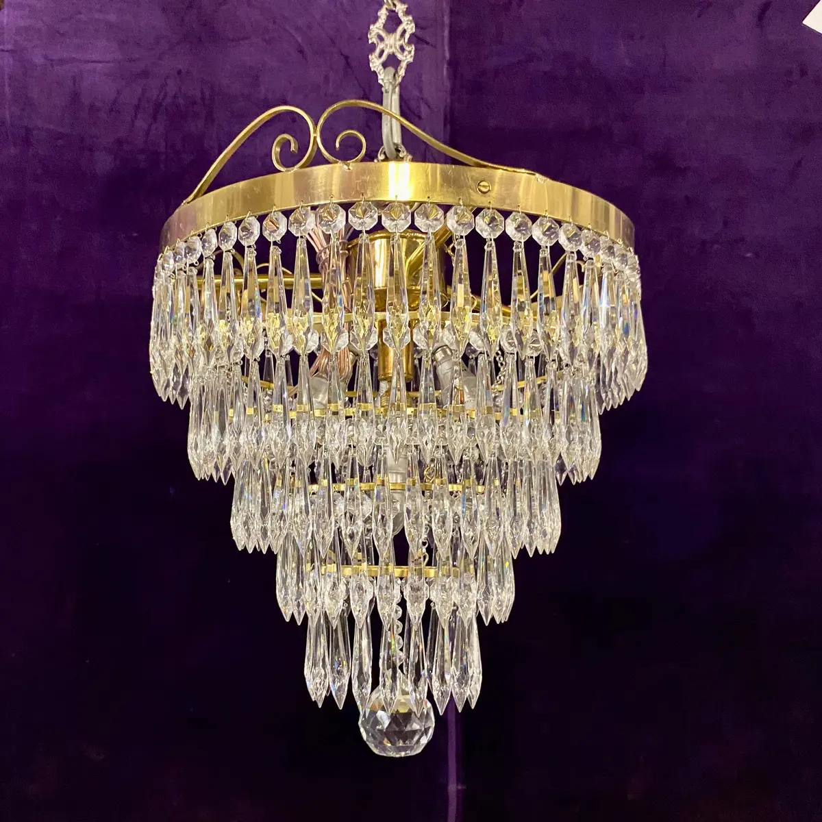 Small Waterfall Chandelier - Sold 1