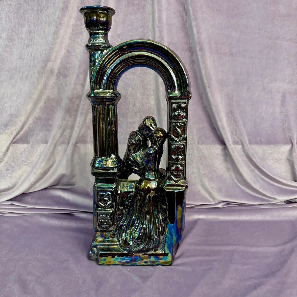 Vintage Italian Ceramic Figural Candle Holder 1