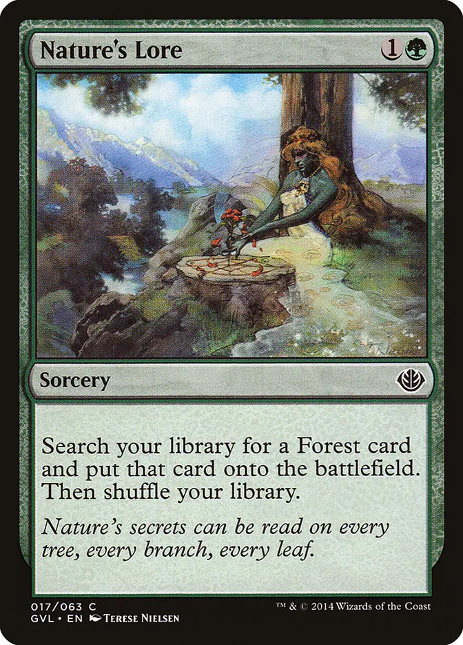 Nature's Lore (Garruk Vs. Liliana) [Duel Decks Anthology] 1