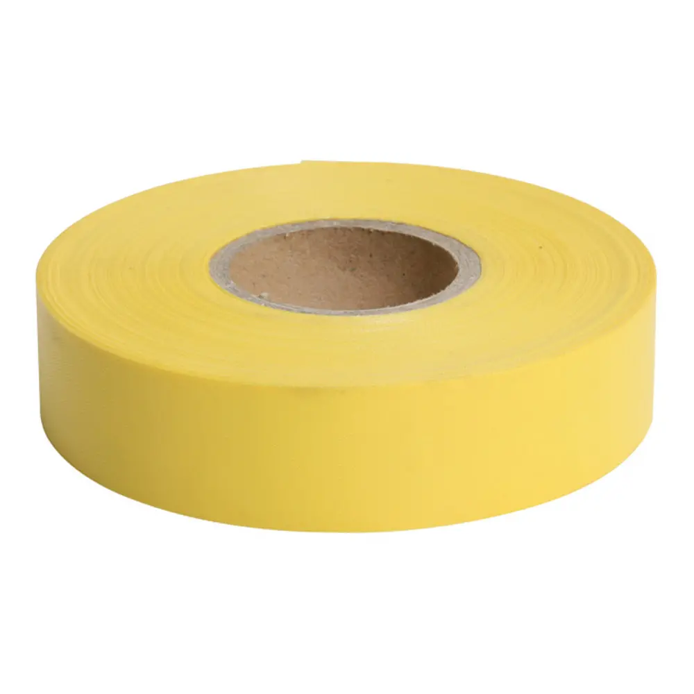 Dymark Survey Tape 25Mm X 100M Yellow Roll Flagging Marking Surveying 1