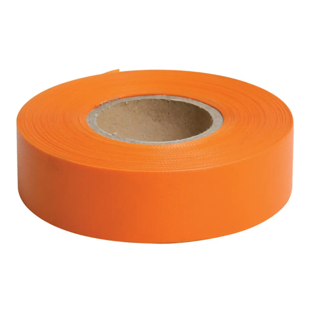 Dymark Survey Tape 25Mm X 100M Orange Roll Flagging Marking Surveying 1