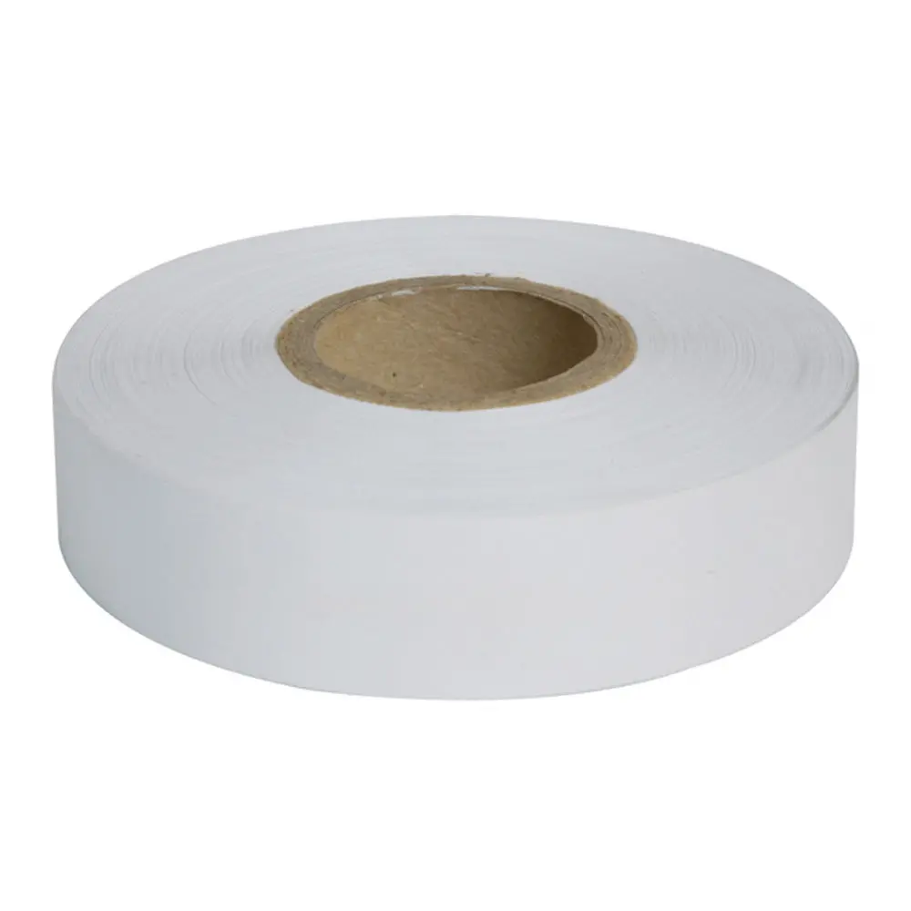 Dymark Survey Tape 25Mm X 100M White Roll Flagging Marking Surveying 1