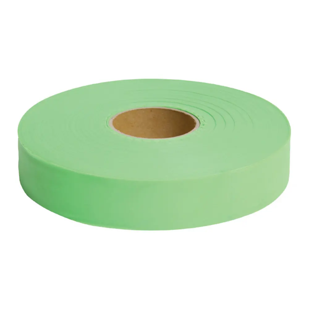Dymark Survey Tape 25Mm X 100M Fluro Green Roll Flagging Marking Surveying 1