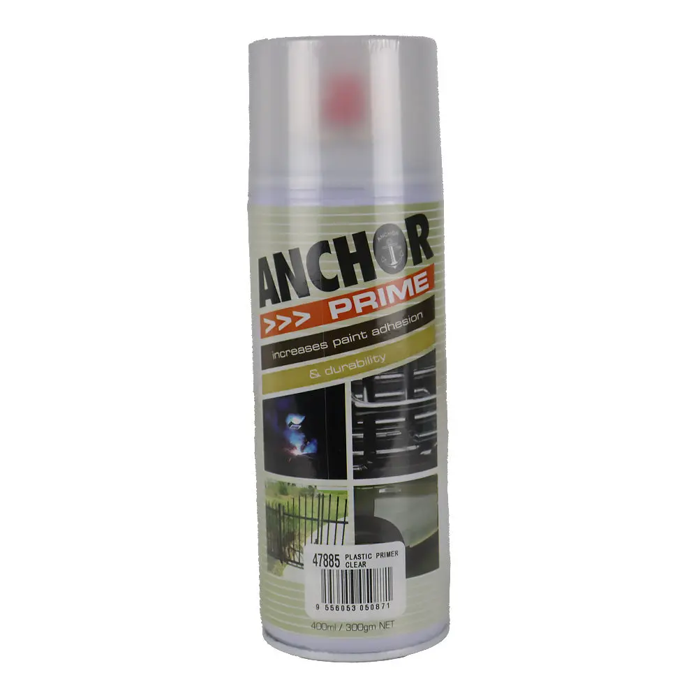 Anchor Prime Plastic Primer Clear 300Gm Adhesion Corrosion Protection Metal Wood 1
