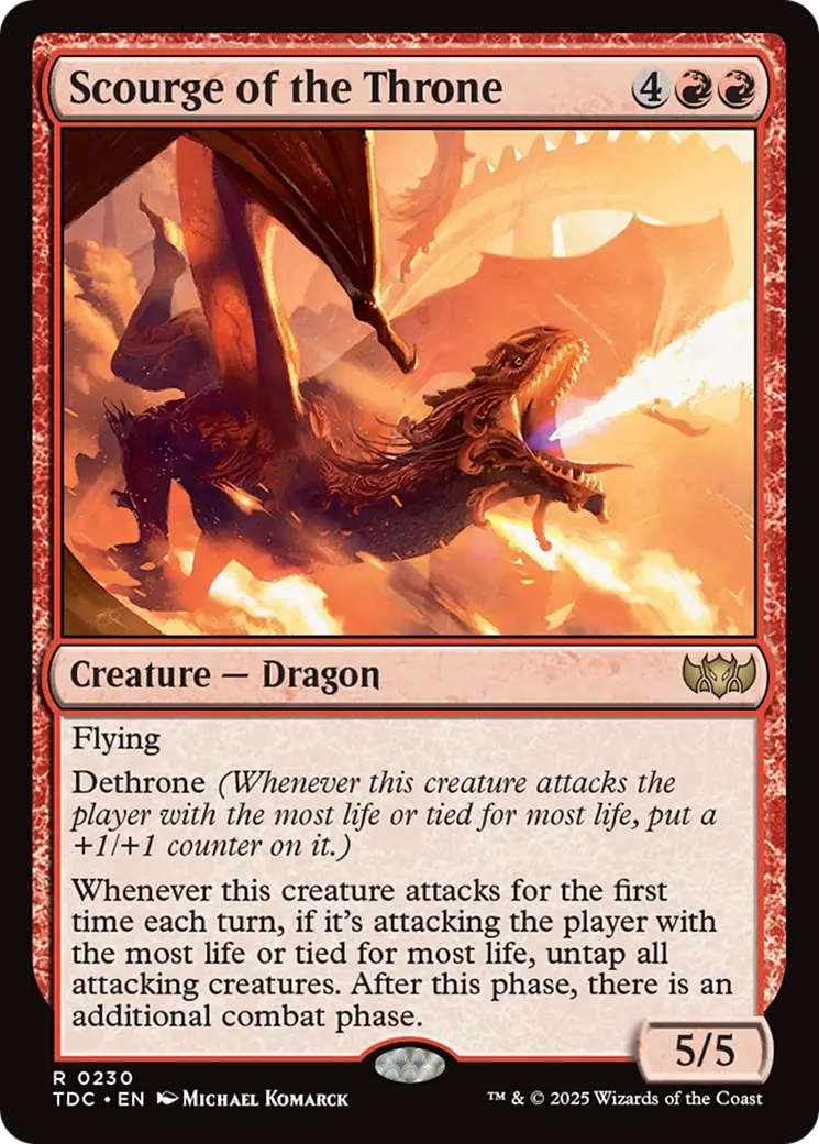 Scourge Of The Throne [Tarkir: Dragonstorm Commander] 1