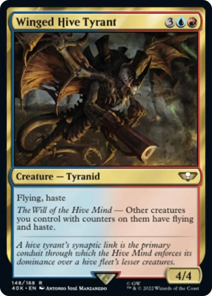 Winged Hive Tyrant (Surge Foil) [Warhammer 40,000] 1