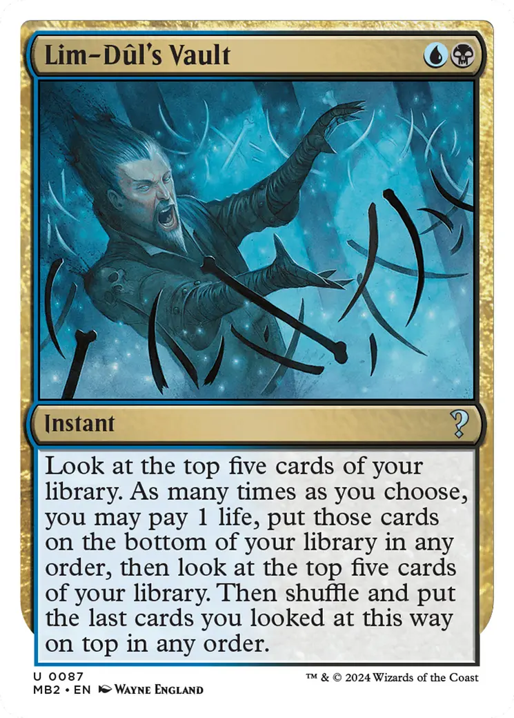 Lim-Dul's Vault (White Border) [Mystery Booster 2] 1
