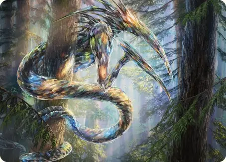Gemhide Sliver Art Card [Commander Masters Art Series] 1