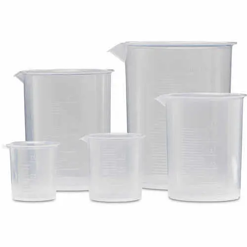 Beakers, Set Of 5, Polypropylene 1
