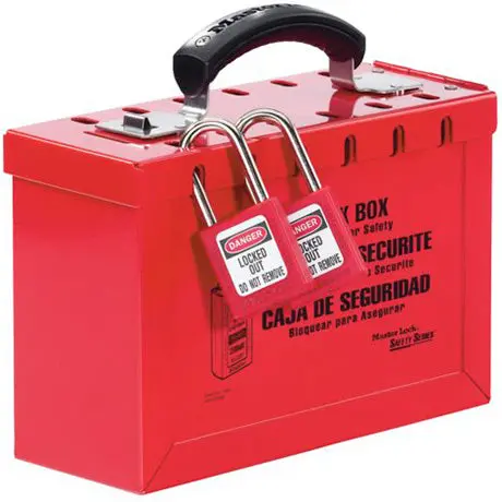 Masterlock 498A Lock Box Red 1