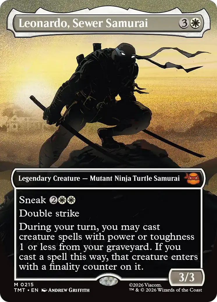 Leonardo, Sewer Samurai (Borderless) [Teenage Mutant Ninja Turtles] 1