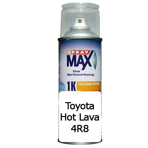 Auto Touch Up Paint For Toyota 4R8 Inferno Red Hot Lava Orange Hilux 1
