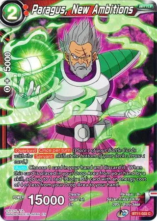 Paragus, New Ambitions (Bt11-022) [Vermilion Bloodline 2Nd Edition] 1