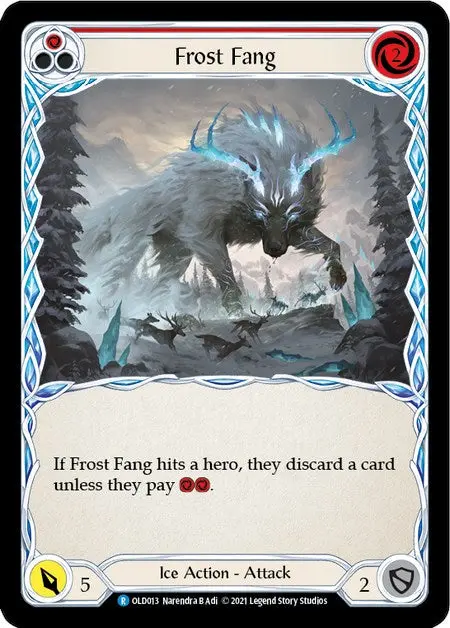 Frost Fang (Red) [Old013] (Tales Of Aria Oldhim Blitz Deck)  1St Edition Normal 1