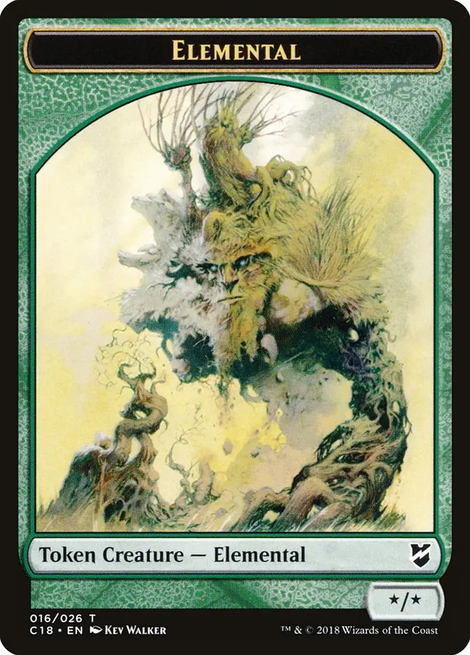 Elemental Token [Commander 2018 Tokens] 1
