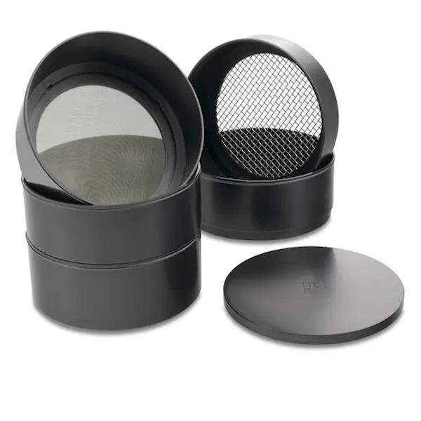 Sieve Sets, Plastic Frames With Stainless Steel Mesh, Set Of 4 1