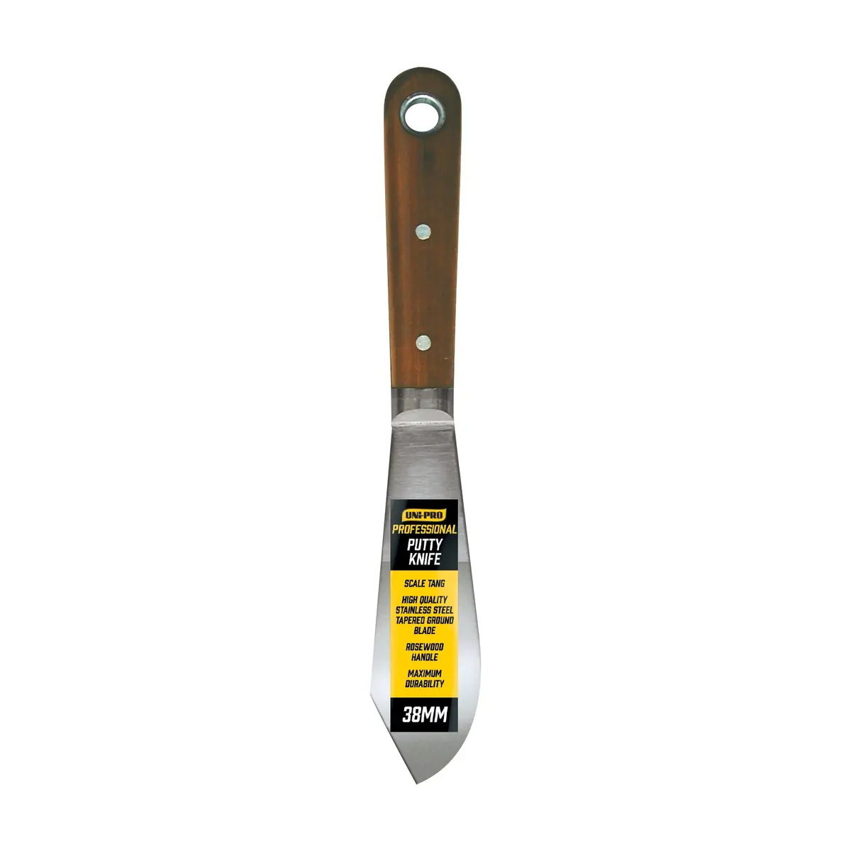 Uni-Pro Professional Premium Trade Stainless Steel Putty Knife 38Mm Surface Prep Tool 1
