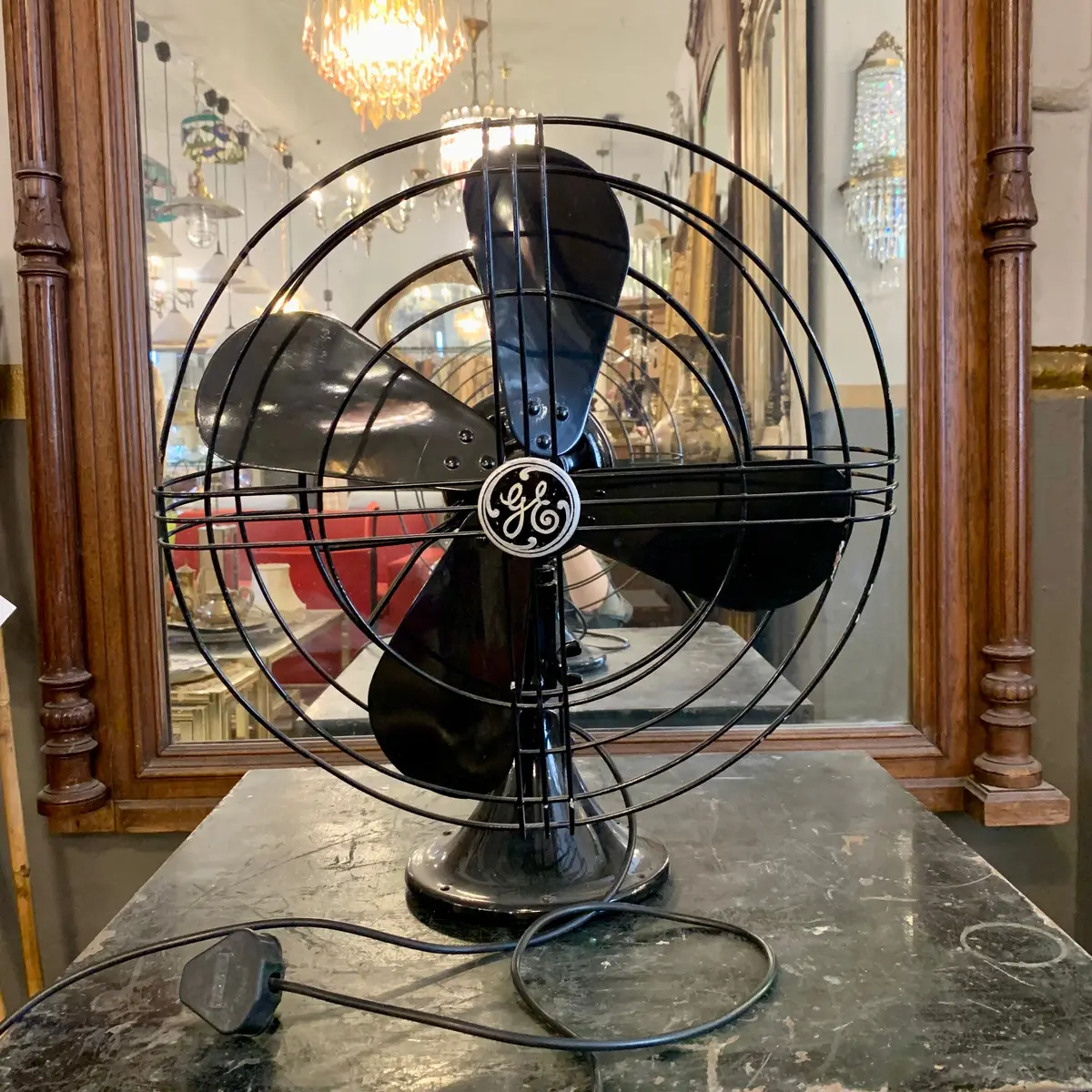 Vintage Desk Fan By General Electric 1
