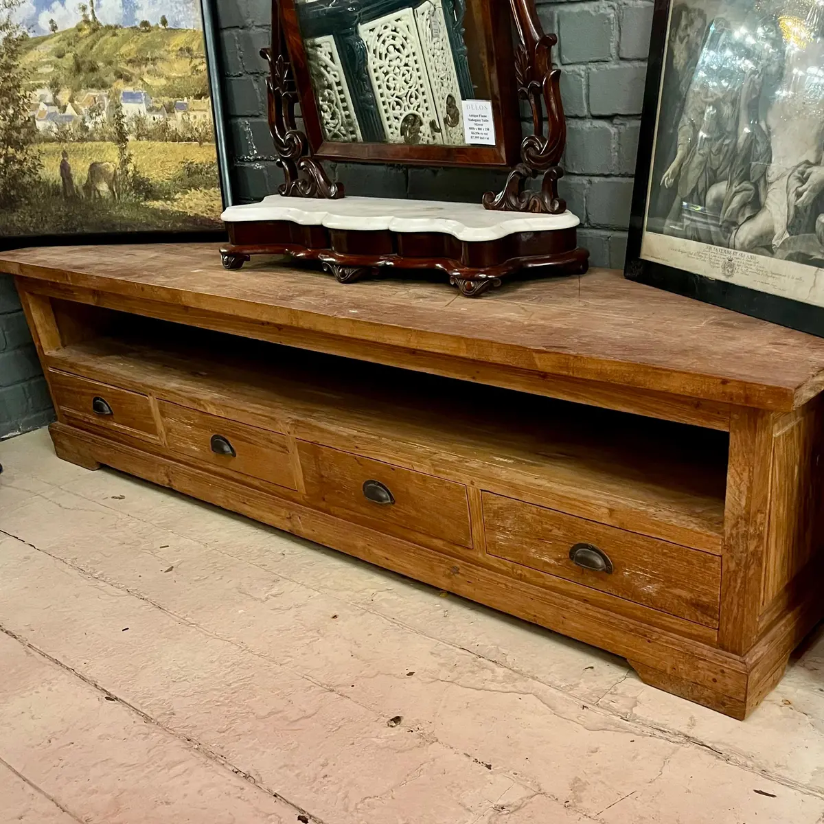 Reclaimed Teak Tv Unit 1