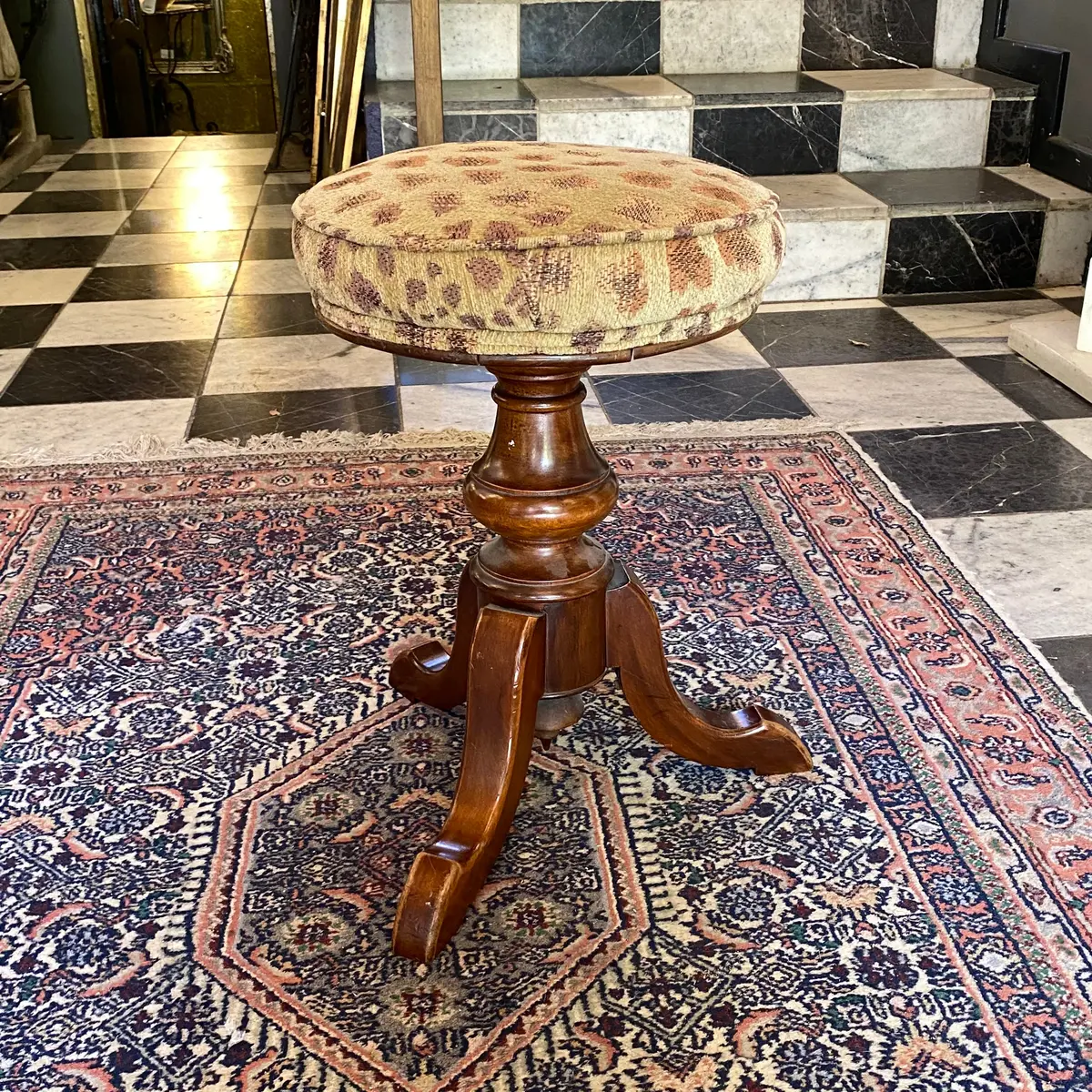 Antique Rosewood Piano Stool - Sold 1
