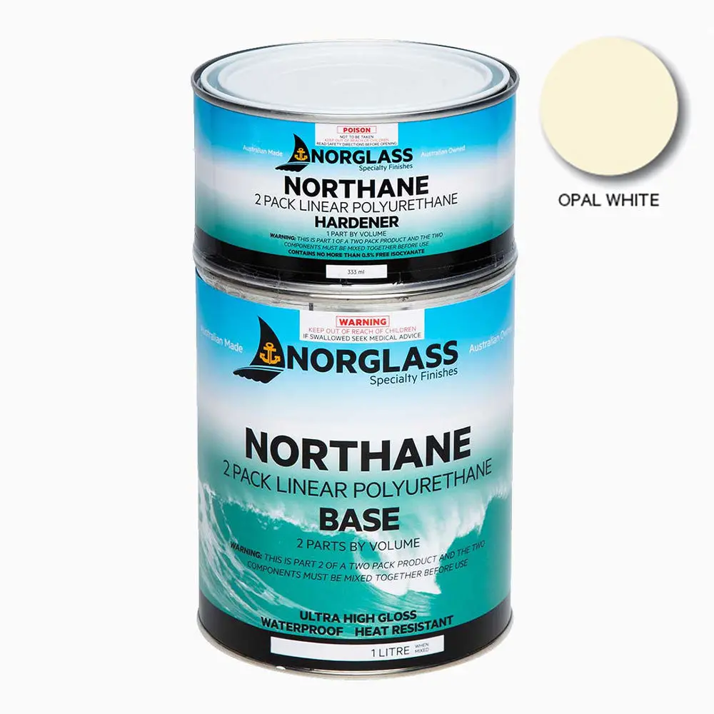 Norglass Northane Marine 2 Pack Linear Polyurethane 1L Opal White 1