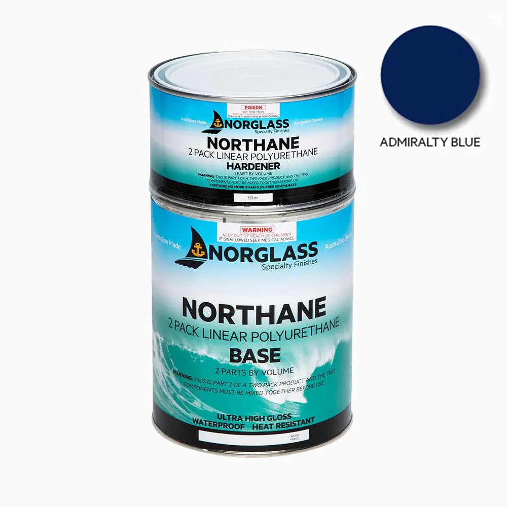 Norglass Northane Marine 2 Pack Linear Polyurethane 500Ml Admiralty Blue 1
