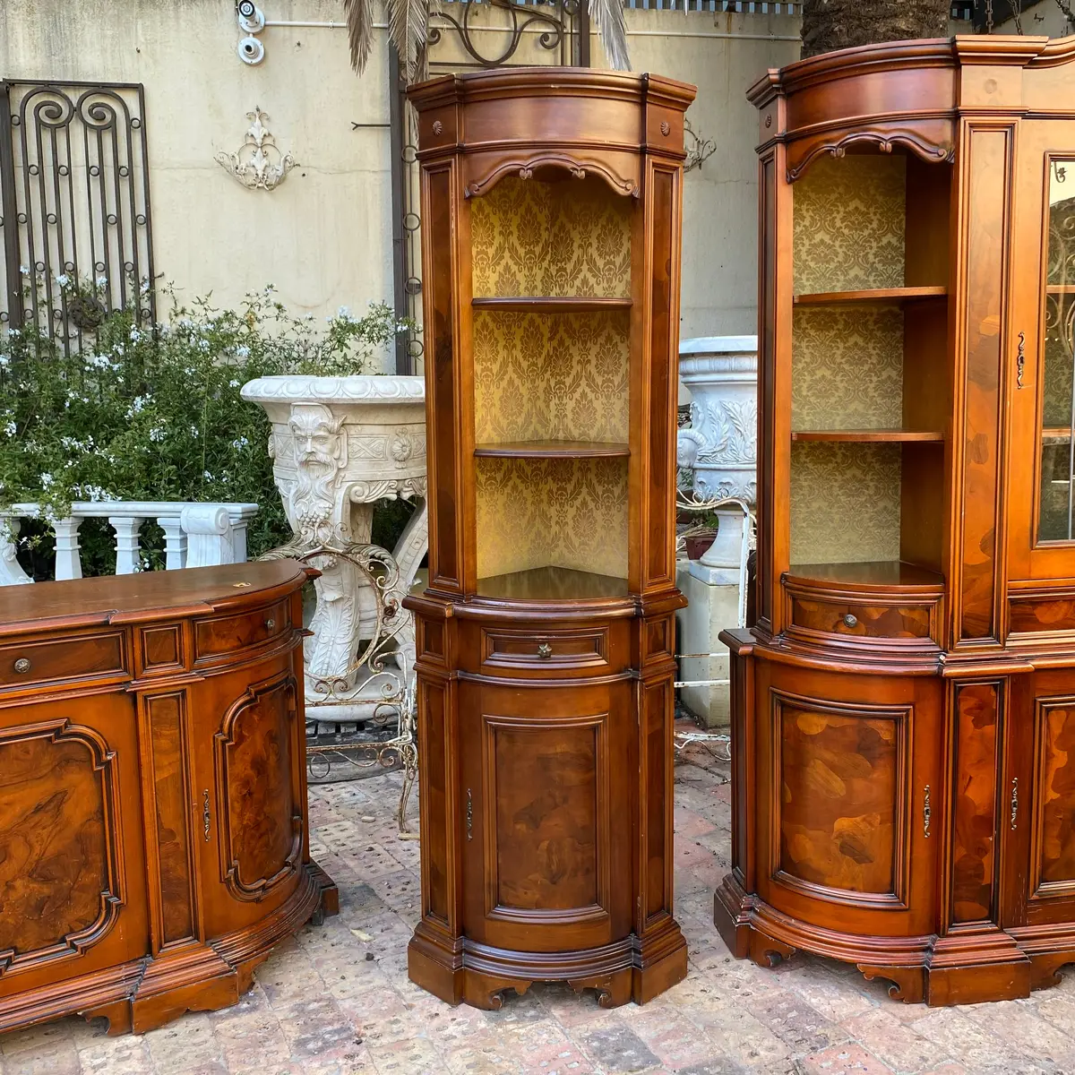 Amazing Antique Rosewood Cabinet Set 2