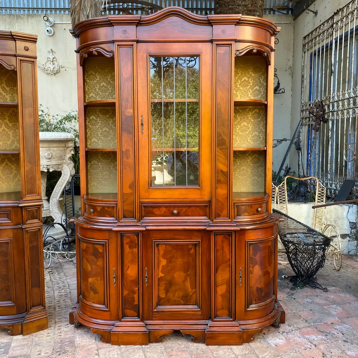 Amazing Antique Rosewood Cabinet Set 2