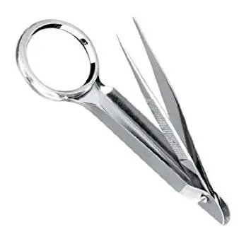 Splinter Forceps With Magnifier 1