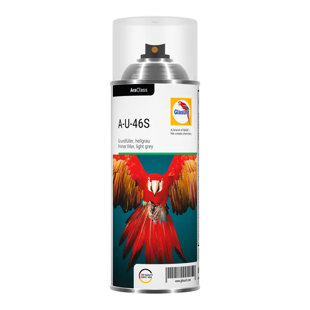 Glasurit A-U-46S Primer Filler Light Grey Spray 400Ml Aerosol 1